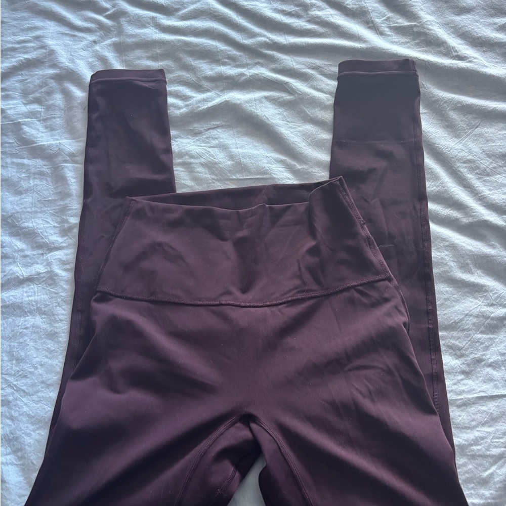 Gymshark Deep Purple Sports Bra and Leggings